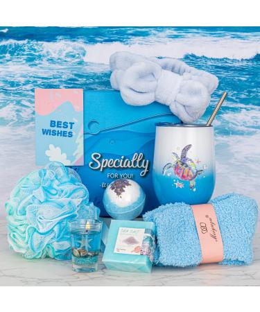 Self Care Gifts for Women Thinking of You Unique Birthday Gifts Get Well Soon Care Package Christmas Ocean Theme Relaxing Spa Gift Box for Her Sister Best Friends Mom Teacher - Buy Online on GoSupps.com