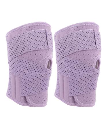Buy Adjustable Ultra Thin Knee Brace for Basketball | Sports Knee Support - Purple (S) - International Shipping - Buy Online on GoSupps.com