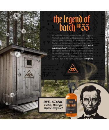 Angry Orange Toilet Spray - 6oz Bathroom Odor Eliminator & Air Freshener - Citrus Orange Spice Deodorizer for Pet Poop and Home Use - Buy Online on GoSupps.com