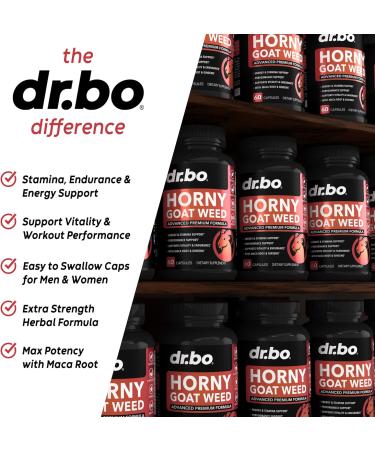 Horny Goat Weed For Men and Women - 1590mg Extra Max Male Enhancement Stamina Endurance Performance - Maca Root Tribulus Muira Puama L Arginine Ginseng Hornygoatweed for Men & Women - 60 Pills - Buy Online on GoSupps.com