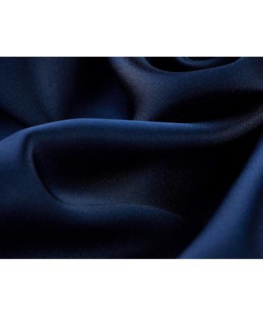 Silkist Unisex Mouth Protection Mask - 100% Silk 3-Layer Adjustable Reusable Breathable - Dark Blue - Buy Online on GoSupps.com