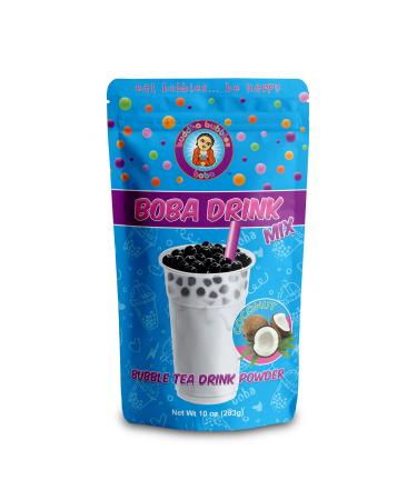COCONUT Boba / Bubble Tea Drink Mix Powder By Buddha Bubbles Boba (10 Ounce) (283 Grams) 10 Ounce (Pack of 1)