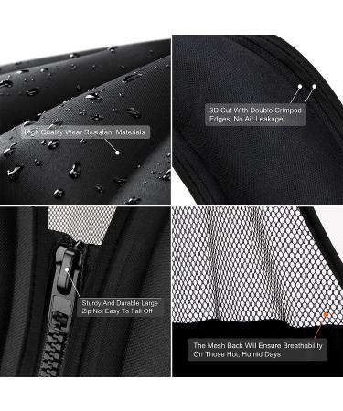 Abuytwo Adult Snorkel Vest - Medium Black Inflatable Buoyancy Aid for Water Sports & Safety - Buy Online on GoSupps.com
