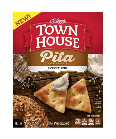 Kellogg's Town House Pita Crackers - 9.5oz | Crunchy and Delicious Snack - Buy Online on GoSupps.com