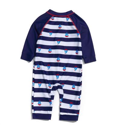 BONVERANO Baby Boys Swimsuit | Toddler Bathing Suit with UPF 50+ Sun Protection | 24 Months - Buy Online on GoSupps.com