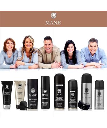 MANE Hair Thickening Fiber Spray (100ml Dark Brown) 3.38 Fl Oz (Pack of 1) Dark Brown - Buy Online on GoSupps.com