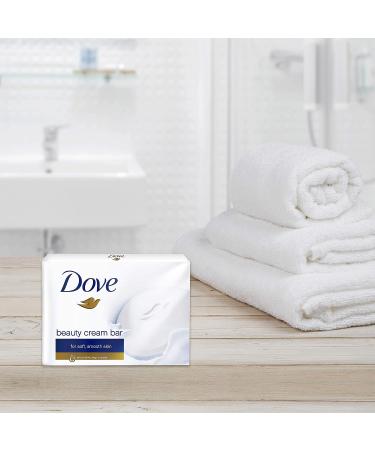 Dove White Moisturizing Cream Beauty Bar - 3.5 oz | Hydrating Gentle Cleanser - Buy Online on GoSupps.com