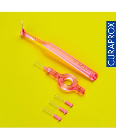 Curaprox Interdental Brush Set CPS 08 Prime Start | 5 Brushes 0.8mm Pink Cleaning Aid | Perfect for Effective Oral Hygiene - Buy Online on GoSupps.com