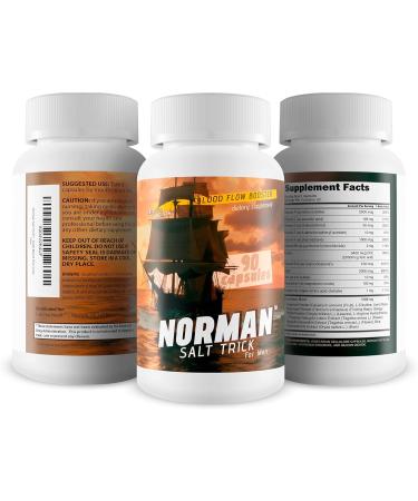 Norman Salt Trick - Our Best Blood Flow Booster Supplement - Circulation And Vein Support - Poor Circulation Supplements - Magnesium & Vitamin Blood Flow - Ginkgo Biloba Blood Flow Pressure Supplement - Buy Online on GoSupps.com