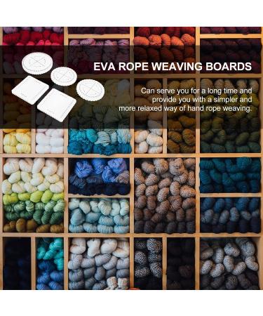 5pcs Plate Braided Disc Handmade Knitting Fine Thread Kit - Kumihimo Braiding Supplies 1.5X13CM - Buy Online on GoSupps.com