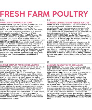 Arquivet Fresh Farm Poultry - 2.5 Kg - Complete Food for Dogs - Fresh Meat and Fish - Buy Online on GoSupps.com
