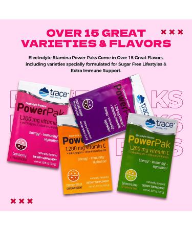 Trace Minerals Electrolyte Stamina PowerPak - Cranberry - 30 Packets (5.3g Each) | Hydration & Energy Boost - Buy Online on GoSupps.com