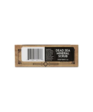 Dead Sea Mineral Scrub Soap Bar 5 Oz - Natural Exfoliating & Nourishing Soap for Glowing Skin | International Shipping Available - Buy Online on GoSupps.com