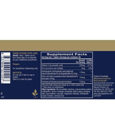 BioCeuticals ArmaForce Immune Support Olive Leaf Capsules - 60ct (Vegan) - Buy Online on GoSupps.com