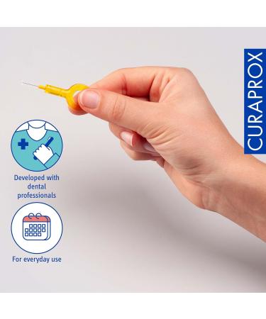 Curaprox Interdental Brush Set CPS 09 Prime Start - 5 Brushes 0.9mm Yellow - Effective Dental Care for Healthy Teeth - Buy Online on GoSupps.com