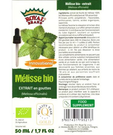 M lisse bio - extrait en gouttes / 50 ml / 1.7 fl oz