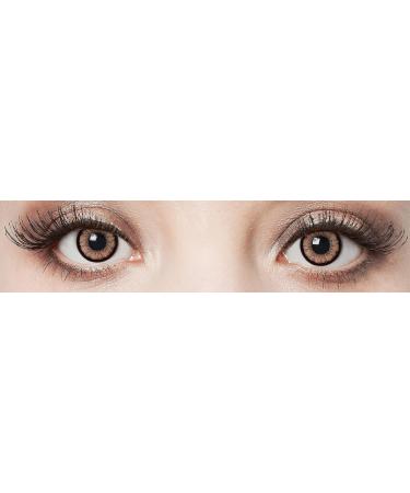 Aricona Brown Contact Lenses - Annual Colored Lenses for Big Eyes Effect | Non-Prescription - 2 Pieces - Buy Online on GoSupps.com