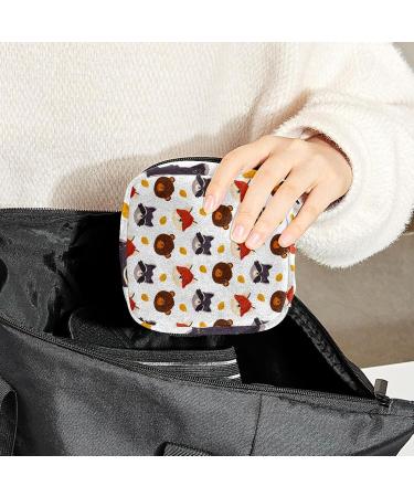 Buy Women's Bonds Storage Bags | Portable Period Kit with Bear Fox & Raccoon Design | Perfect for Girls & Women - Buy Online on GoSupps.com
