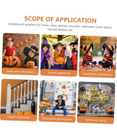 ABOOFAN 3 Sets Pumpkin Maple Decoration Maple Leaf Ornaments Realistic Pumpkin Harvest Pumpkin Decor Fake Pinecones Fake Acorns Halloween Props Party Decorations Artificial Foam Reward - Buy Online on GoSupps.com