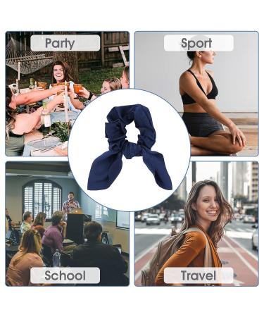 Shop Sibba 9-Piece Elastic Hair Ties with Bow & Rabbit Ears | Silk Ponytail Holders for Women & Girls International Shipping Available - Buy Online on GoSupps.com