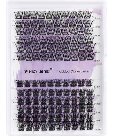 Individual Lashes 0.07mm Cluster D Curl 12-16mm Mixed Long Reusable Soft Wispy DIY Lash Extensions - Buy Online on GoSupps.com