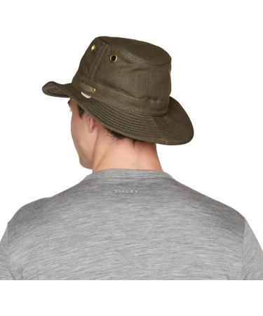 Tilley Unisex Hemp Sun Hat - Durable Green Olive Hat for All-Day UV Protection - International Shipping Available - Buy Online on GoSupps.com