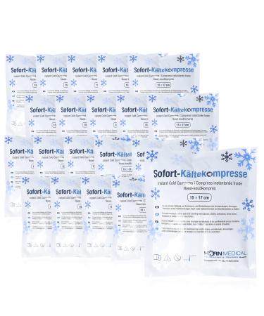 Horn Medical Instant Cold Compress set of 20 (15 x 17 cm)