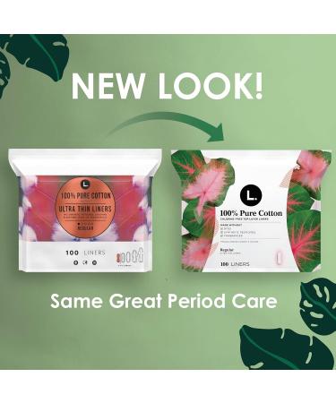 This is L. Organic Cotton Ultra Thin Liners for Women Regular Absorbency 100 Count Liners 100ct - Buy Online on GoSupps.com