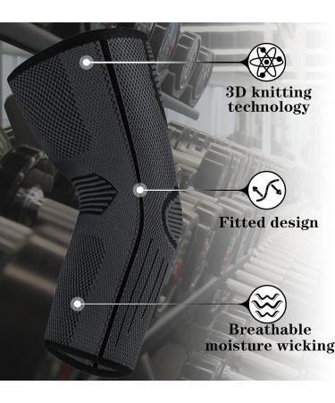 2 Pack Elbow Brace for Tendonitis, Tennis Elbow, Arthritis - Compression Arm Sleeve for Men & Women - Pain Relief & Recovery - Medium Size (11-12.5in) - Buy Online on GoSupps.com