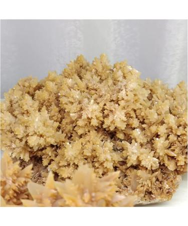 Natural Crystal Rough 1pc Oversized Natural Yellow Calcite Cluster coarse Specimen Crystals Quartz Flower Cluster Beautiful Home Decor Decoration (Size : 1200-1400g) - Buy Online on GoSupps.com