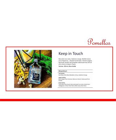 Pomellos Eau de Cologne by eeose (Keep in Touch 250ml) Keep in Touch 8.5 Fl Oz (Pack of 1) - Buy Online on GoSupps.com