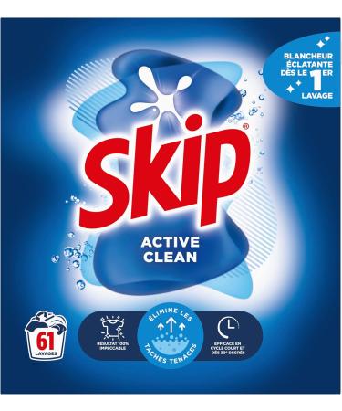 Skip Active Clean Detergent Powder 61 Washes - Buy Online on GoSupps.com