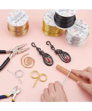 BENECREAT 9 Gauge Copper Aluminum Wire 55ft - Bendable Metal Sculpting Wire for Jewelry, Crafts, Floral, and Model Making - Buy Online on GoSupps.com