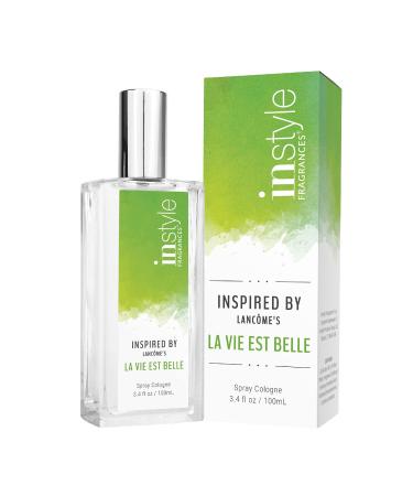 Instyle Fragrances | Inspired by Lanc me's La Vie Est Belle | Women s Eau de Toilette | Vegan  Paraben Free  Phthalate Free | Never Tested on Animals | 3.4 Fluid Ounces La Vie Est Belle 3.40 Fl Oz (Pack of 1)