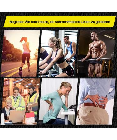 Trilink Back Ribbon Belt for Men & Women | Lumbar Support & Pain Relief with Reinforcement Springs - Buy Online on GoSupps.com