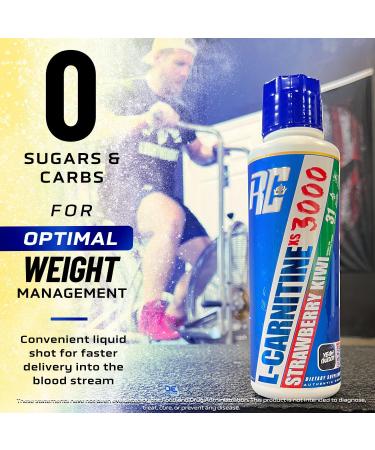 Ronnie Coleman L-Carnitine XS 3000 Liquid - Amino Acids for Metabolism & Muscle Strength - Mixed Berry 16oz - Buy Online on GoSupps.com
