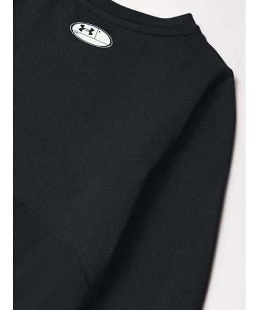Under Armour Boys' ColdGear Long Sleeve T-Shirt - Black/White Medium - Buy Online on GoSupps.com