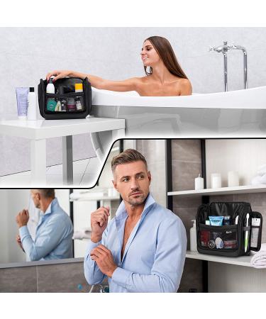 Premium Large Hanging Travel Toiletry Bag for Men and Women - Toiletry Organizer - Waterproof Hygiene Bag with Metal Xxl Swivel Hook  YKK Zippers and 19 Compartments for Toiletries  Makeup  Cosmetics Jet Black - Buy Online on GoSupps.com