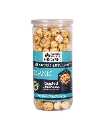 Blessfull Healing Makhana with roasted organic cinnamon flavour 100 grams