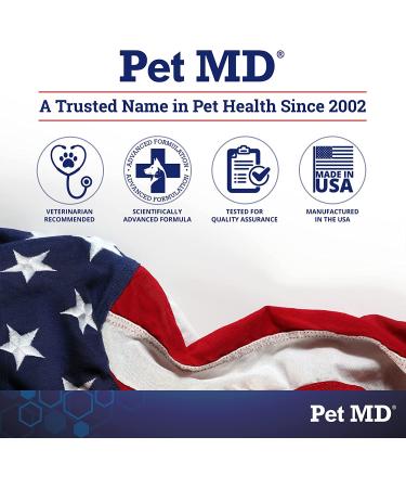 Pet MD Benzoyl Peroxide Medicated Shampoo for Dogs & Cats - Skin Conditions, Dandruff, Itch Relief, Acne & Folliculitis - Citrus Scent - 12 oz - Buy Online on GoSupps.com