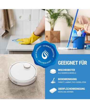 Maxxi Clean 750 ml Floor Cleaner Concentrate | Fresh Fragrance for All Wiping Robots | Universal Cleaning Fluid for Soil Parquet & Tiles - Buy Online on GoSupps.com