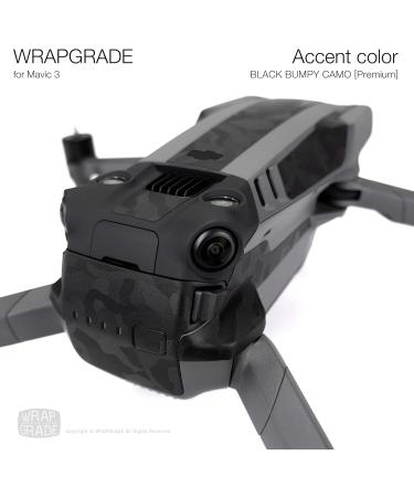 Buy WRAPGRADE Skin for Mavic 3 / Mavic 3 Classic | Black Bumpy CAMO | International Shipping Available - Buy Online on GoSupps.com