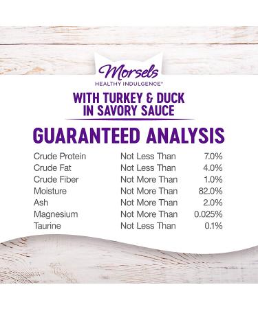 Wellness Healthy Indulgence Natural Grain Free Wet Cat Food  Morsels Turkey & Duck  3-Ounce Pouch (Pack Of 24) Turkey & Duck 3 Ounce (Pack of 24) - Buy Online on GoSupps.com