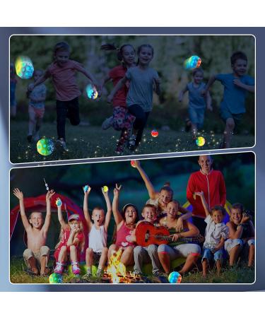 Buy Binggunyo 6-Piece Glow Moon Ball Set | Astro Jump & Galaxy Bounce Balls | High Jump Rubber Balls for Kids - Buy Online on GoSupps.com