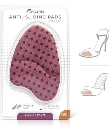 FLEXZENSE Anti-Sliding Pads - Open Toe Cushions for Comfort & Stability | 1 Pair Elegant Mauve | Shop Internationally - Buy Online on GoSupps.com