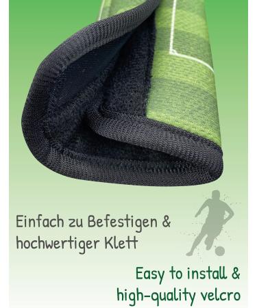 HECKBO 2X Kids Car Seat Belt Pads - Football Design - 2 Pack Seat Belt Protectors for Kids & Babies - Buy Online on GoSupps.com