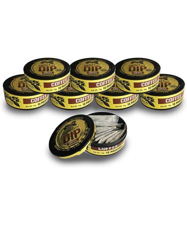 TeaZA Herbal Dip Coffee Pouches - Nicotine & Tobacco Free - Green Tea Caffeine Energy Pouches - 8 Packs x 10 Count - Buy Online on GoSupps.com