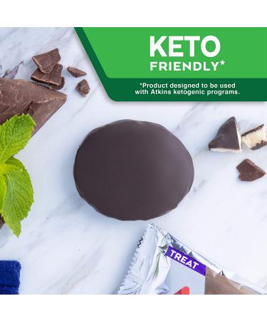 Atkins Endulge Dark Chocolate Peppermint Patties - Keto & Gluten Free - 6.53 oz (Pack of 6) - Buy Online on GoSupps.com