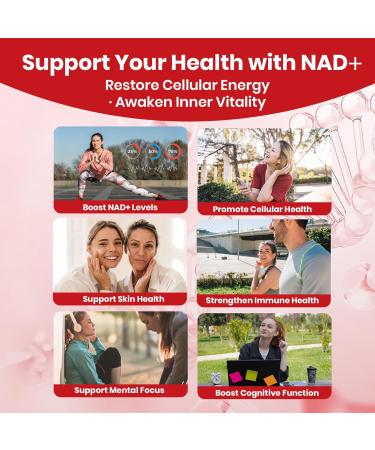 Arofum NAD+ Liquid Supplement 1000mg | 850mg Nicotinamide Riboside with Resveratrol, Quercetin, CoQ10 & Biotin | Cellular Energy, DNA Repair, Healthy Aging | NAD Supplements for Women & Men 30 Packets - Buy Online on GoSupps.com