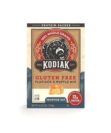 Kodiak Cakes Gluten Free Protein Pancake Mix - Flapjack and Protein Waffle Mix - 100% Whole Grain Gluten Free Waffles - Frontier Oat Breakfast Pancake  Waffle & Baking Mixes - 16 Ounce (Pack of 6) Gluten Free - 6 pck - Buy Online on GoSupps.com